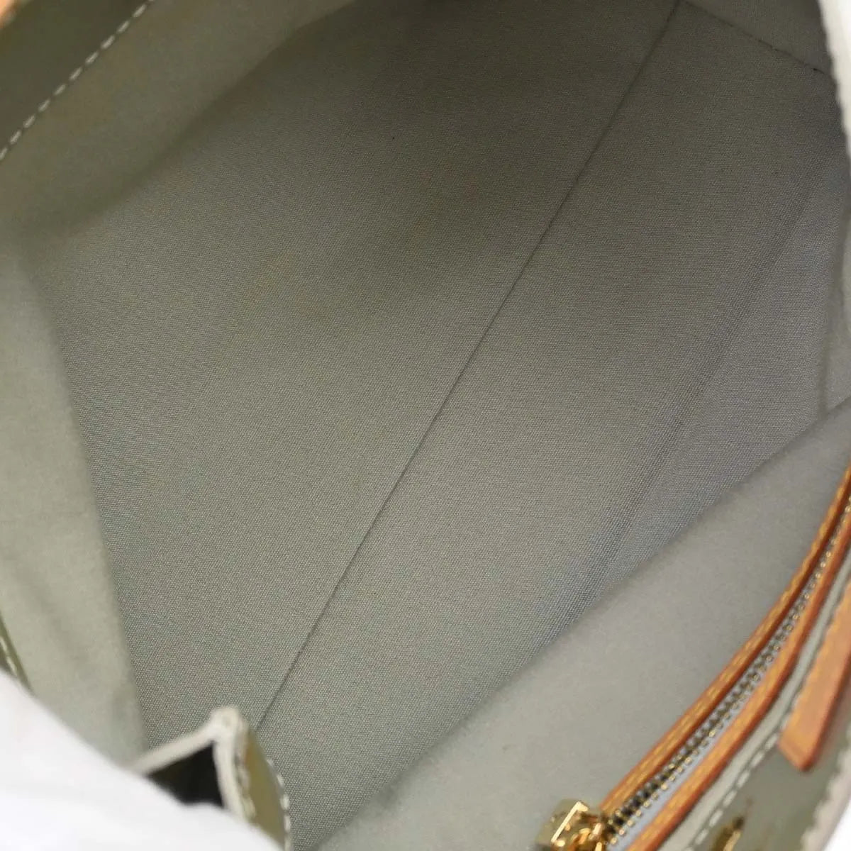 Louis Vuitton Mat Ring Agenda Cover Monogram Vernis Pm Gray Patent_Leather Handbag (Pre-Owned)