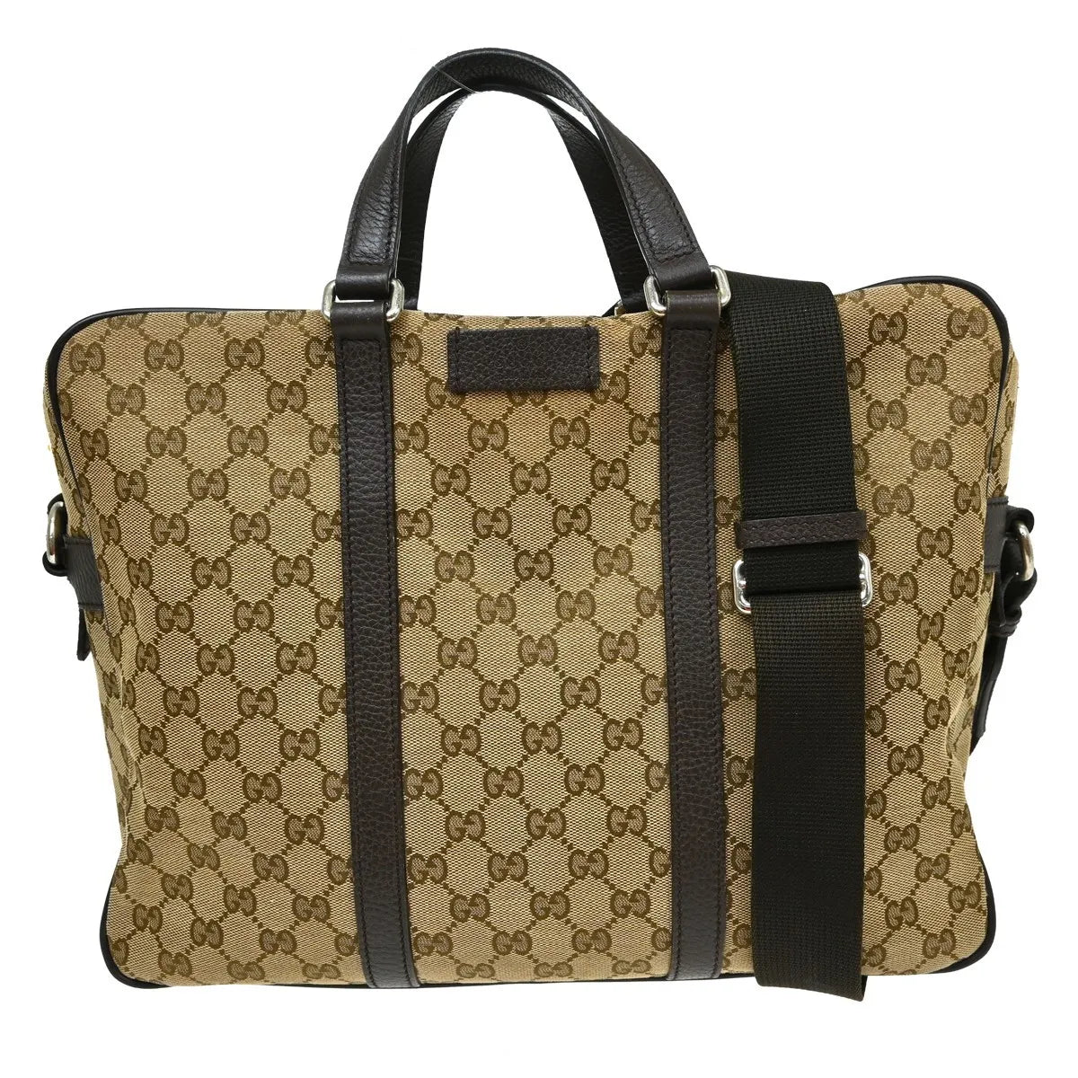 Gucci Convertible Boston Carry On Duffle Gg Canvas Beige Canvas Travel Bag Bag (Pre-Owned)