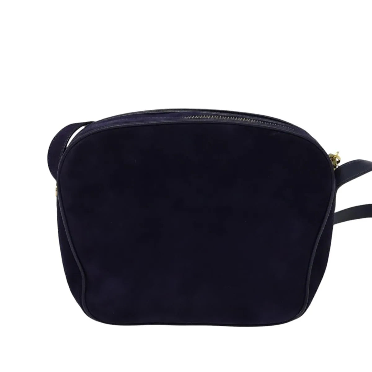 Salvatore Ferragamo Gancini Suede Purple Suede Shoulder Bag Bag (Pre-Owned)