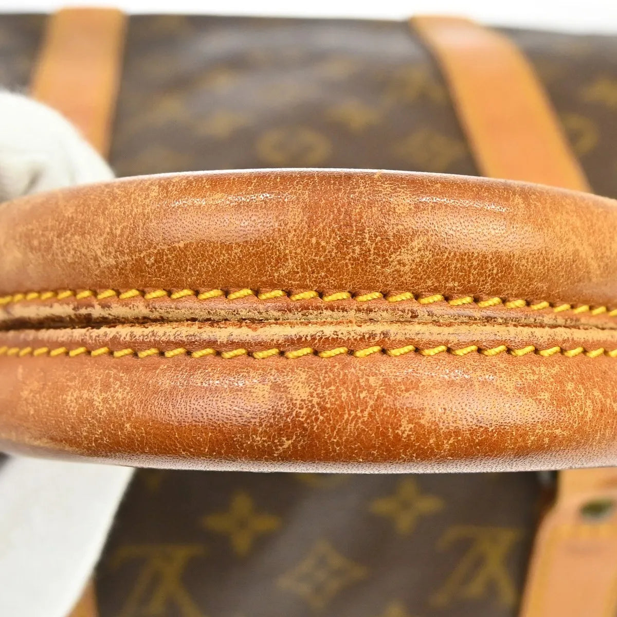 Louis Vuitton Keepall Monogram Brown Canvas Travel Bag Bag (Pre-Owned)