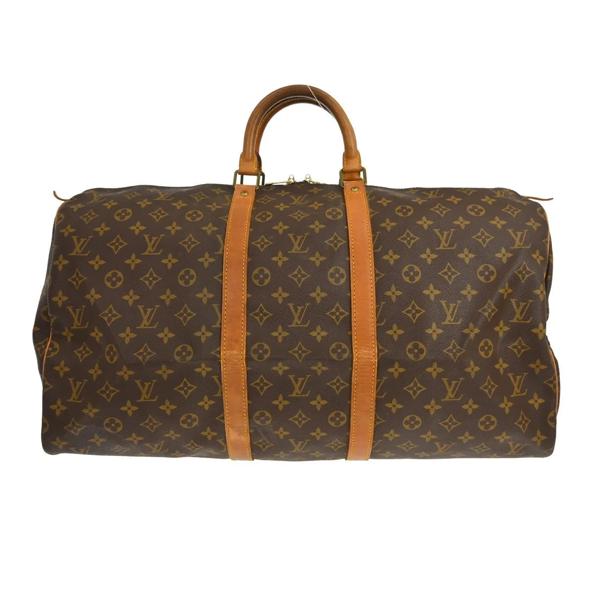 Louis Vuitton Keepall Monogram Canvas Brown Canvas Travel Bag Bag (Pre-Owned)
