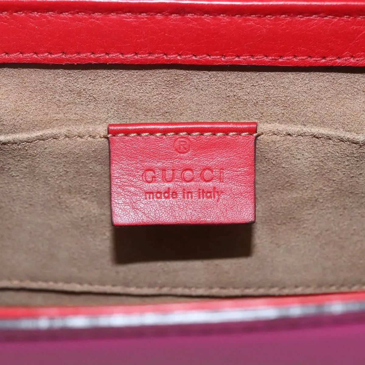 Gucci Padlock Shoulder Bag Nm Gg Coated Canvas And Leather Multicolour Leather Shoulder Bag Bag (Pre-Owned)