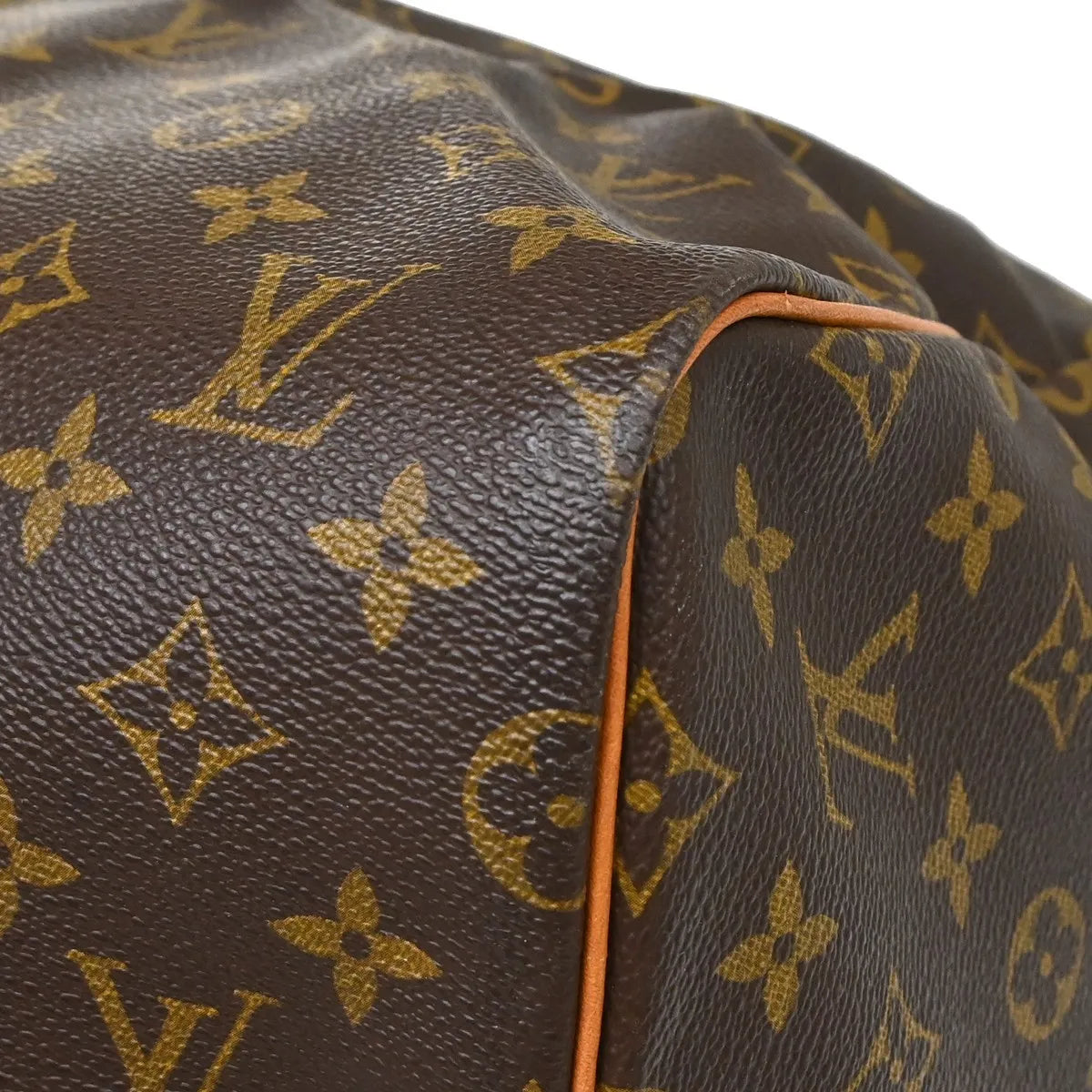 Louis Vuitton Keepall Bag Monogram Canvas Brown Canvas Travel Bag Bag (Pre-Owned)