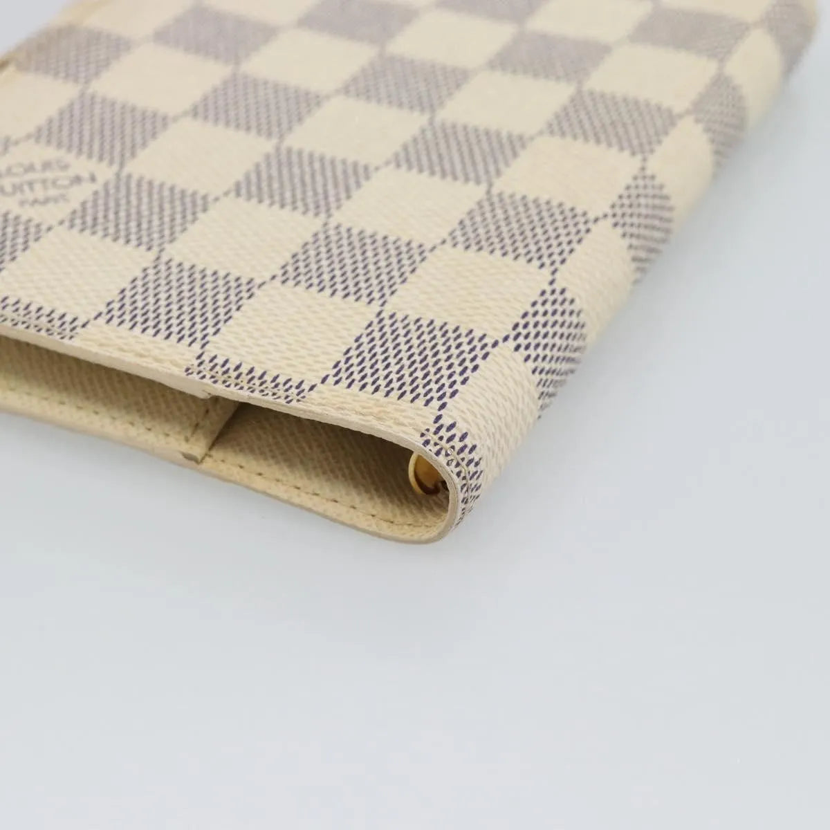 Louis Vuitton Agenda Cover Damier Beige Canvas Clutche & Pouche Bag (Pre-Owned)