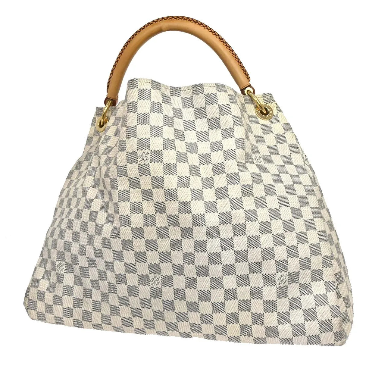 Louis Vuitton Artsy Damier White Canvas Handbag (Pre-Owned)