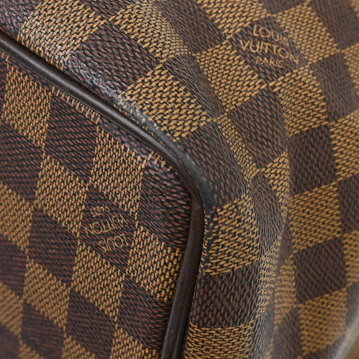 Louis Vuitton Neo Greenwich Damier Brown Canvas Handbag (Pre-Owned)