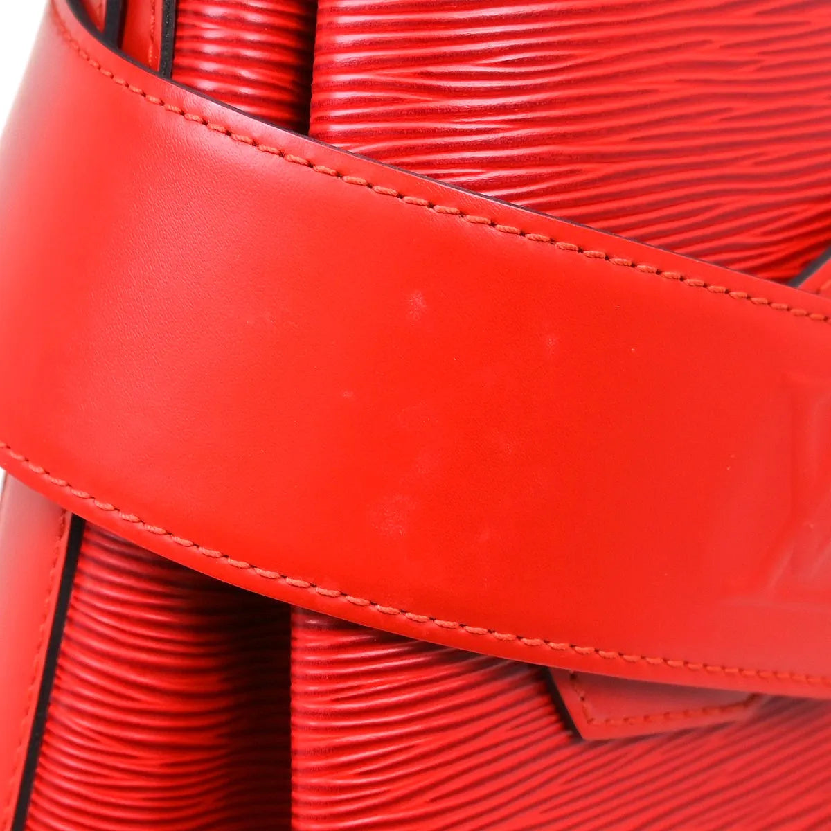 Louis Vuitton Vintage Sac D'epaule Handbag Epi Red Leather Shoulder Bag Bag (Pre-Owned)