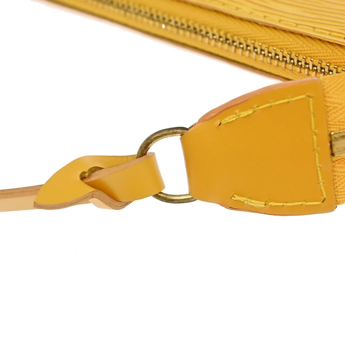 Louis Vuitton Pochette Accessoires Nm Epi Leather Yellow Leather Clutche & Pouche Bag (Pre-Owned)