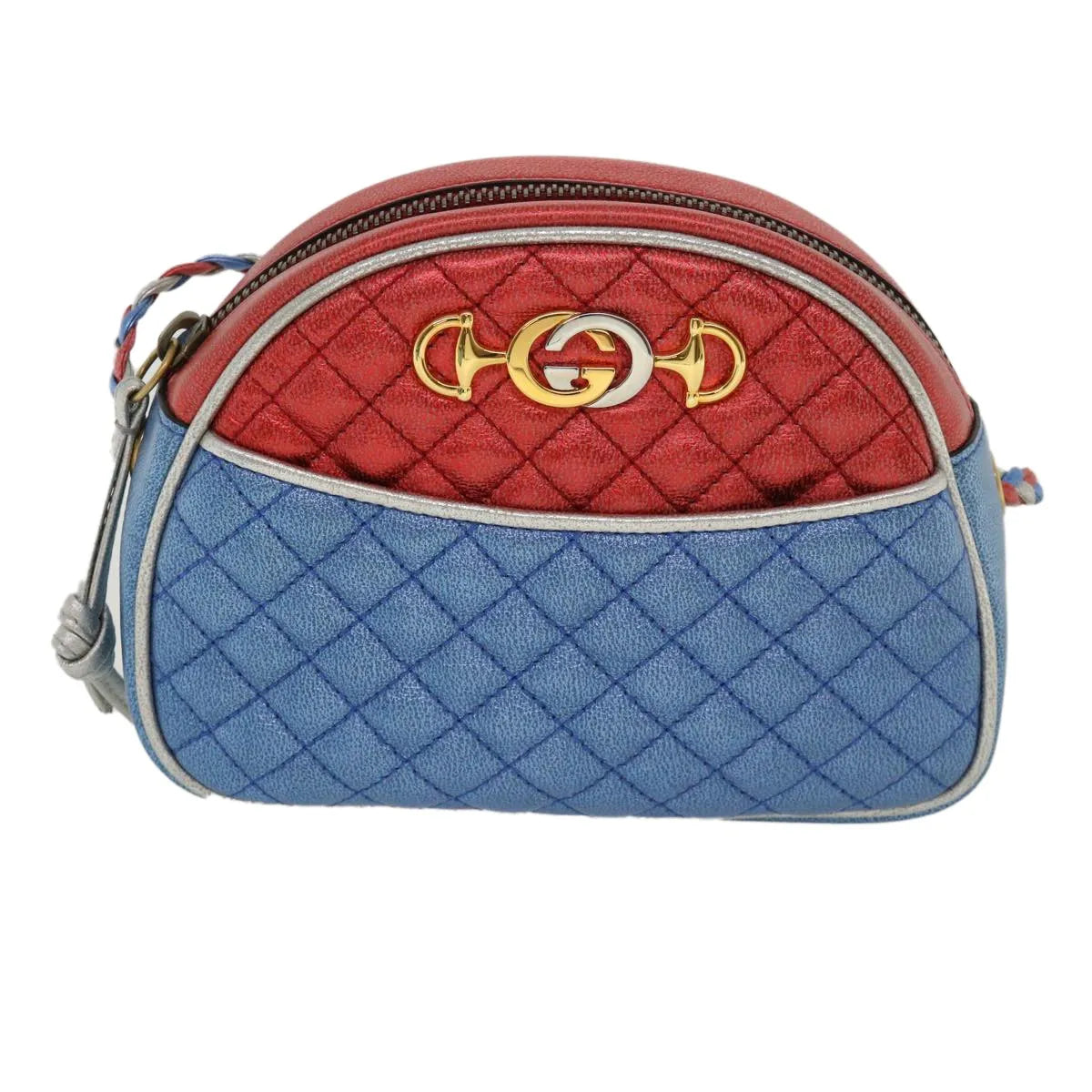 Gucci Trapuntata Camera Lambskin Multicolour Leather Shoulder Bag Bag (Pre-Owned)