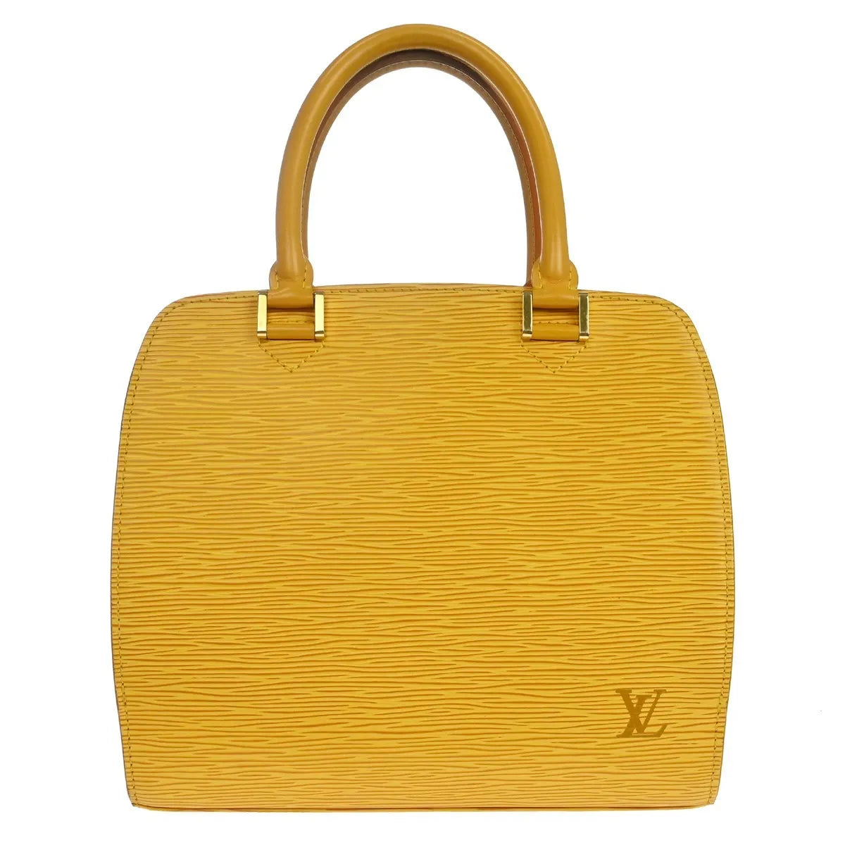 Louis Vuitton Pont Neuf Epi Yellow Leather Handbag (Pre-Owned)