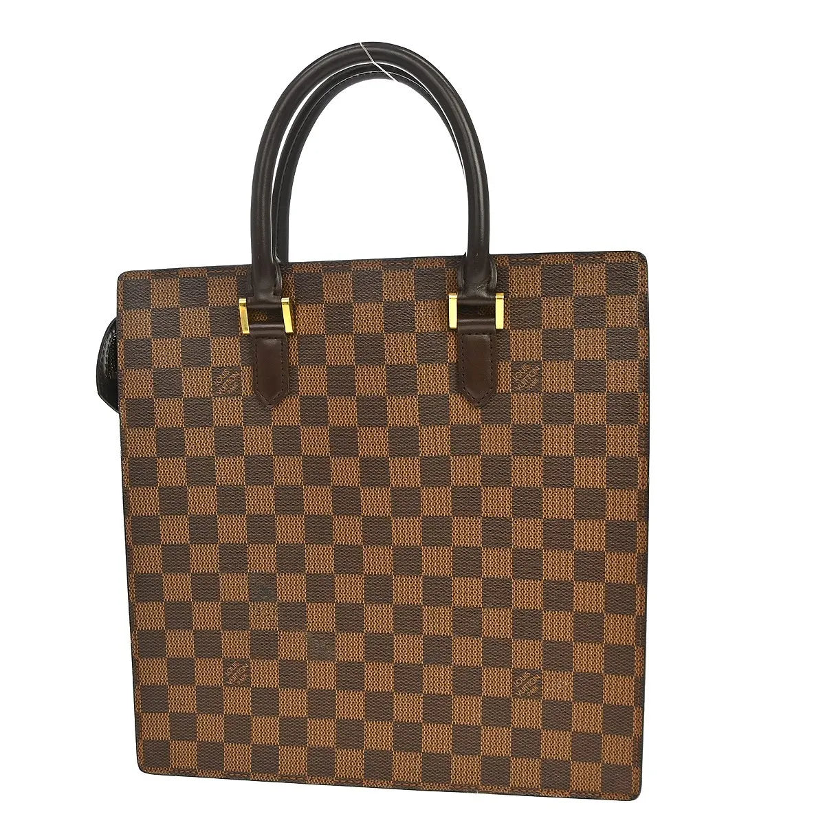 Louis Vuitton Venice Sac Plat Damier Ebene Brown Canvas Tote Bag Bag (Pre-Owned)