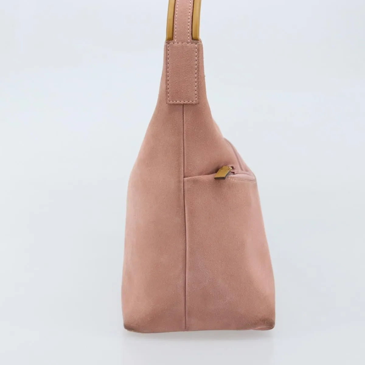 Gucci Vintage Suede Pink Suede Handbag (Pre-Owned)