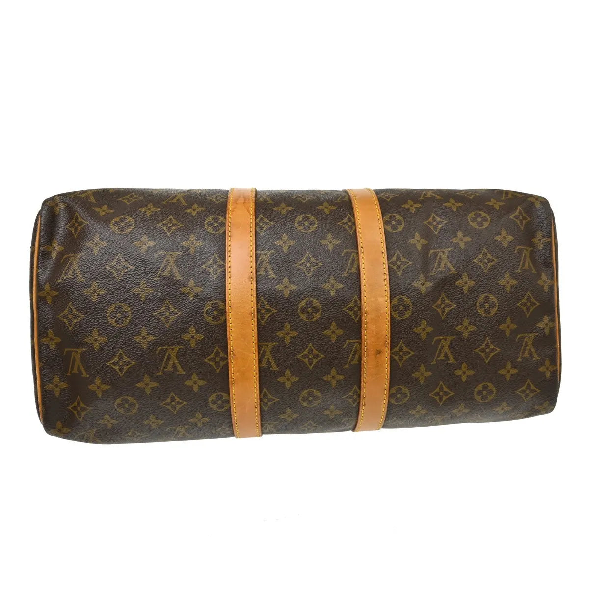 Louis Vuitton Keepall Monogram Canvas Brown Canvas Travel Bag Bag (Pre-Owned)