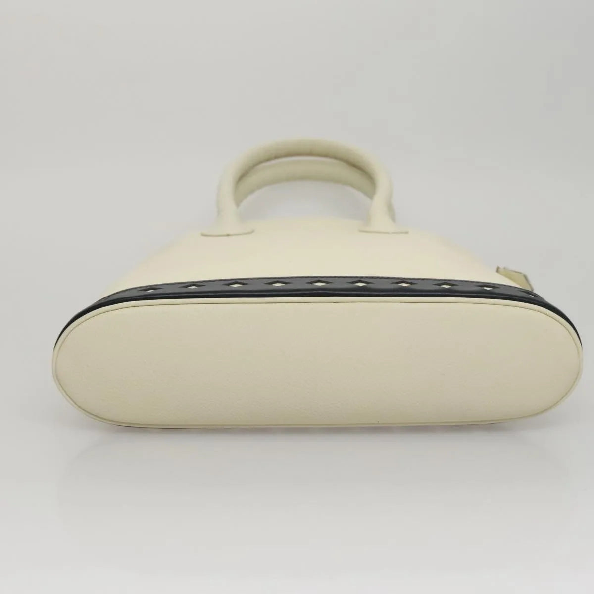 Saint Laurent Vintage Leather White Leather Handbag (Pre-Owned)