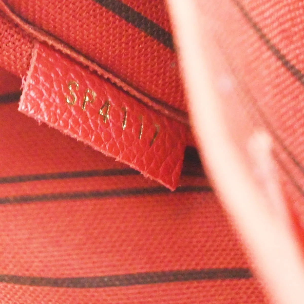 Louis Vuitton Montaigne Monogram Empreinte Leather Red Leather Handbag (Pre-Owned)
