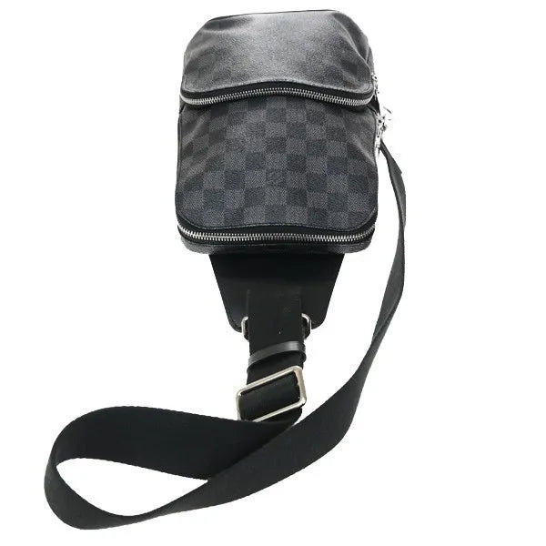 Louis Vuitton Avenue Sling Damier Graphite Gray Canvas Shoulder Bag Bag (Pre-Owned)