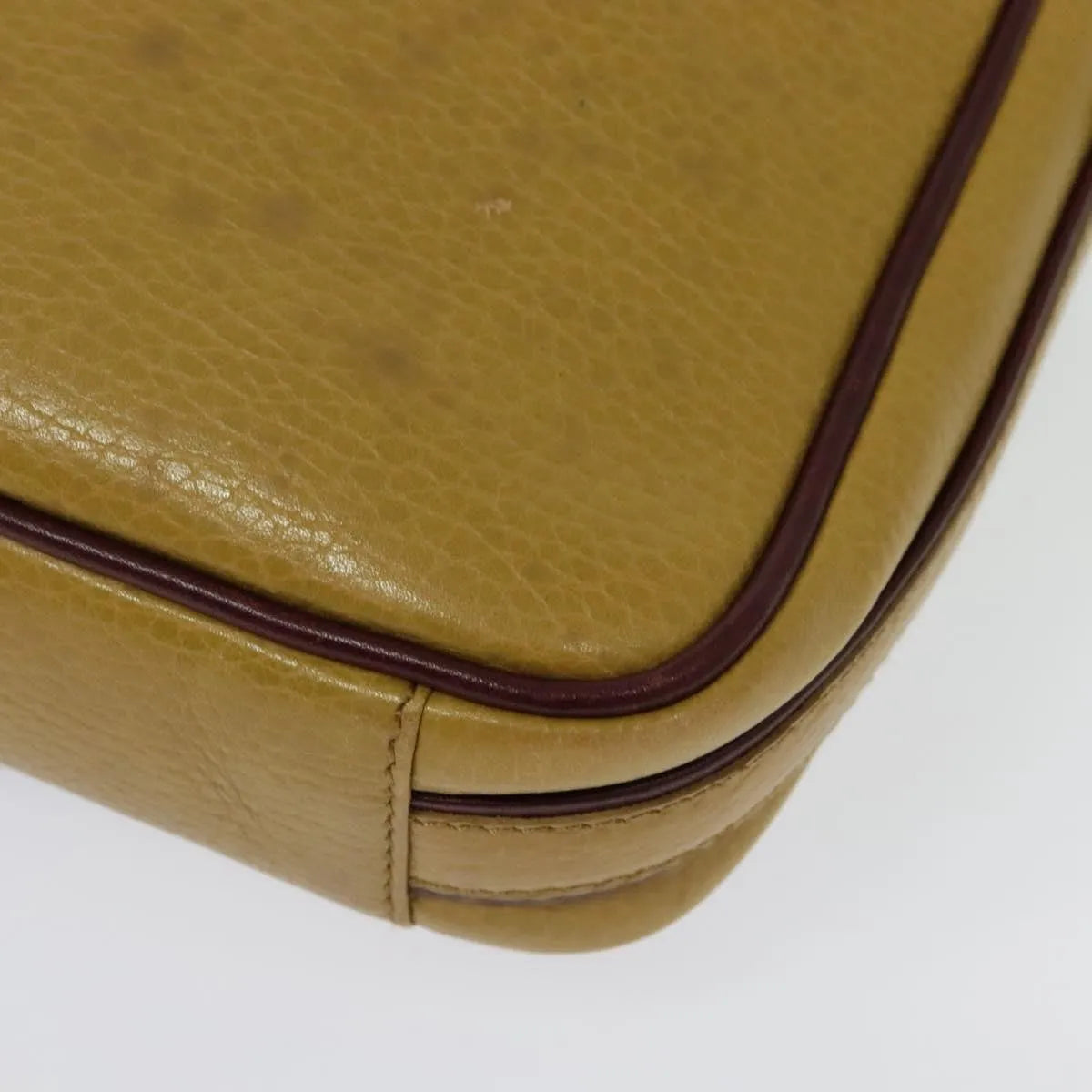 Cartier Tasseled Must De Cartier Leather Beige Leather Shoulder Bag Bag (Pre-Owned)