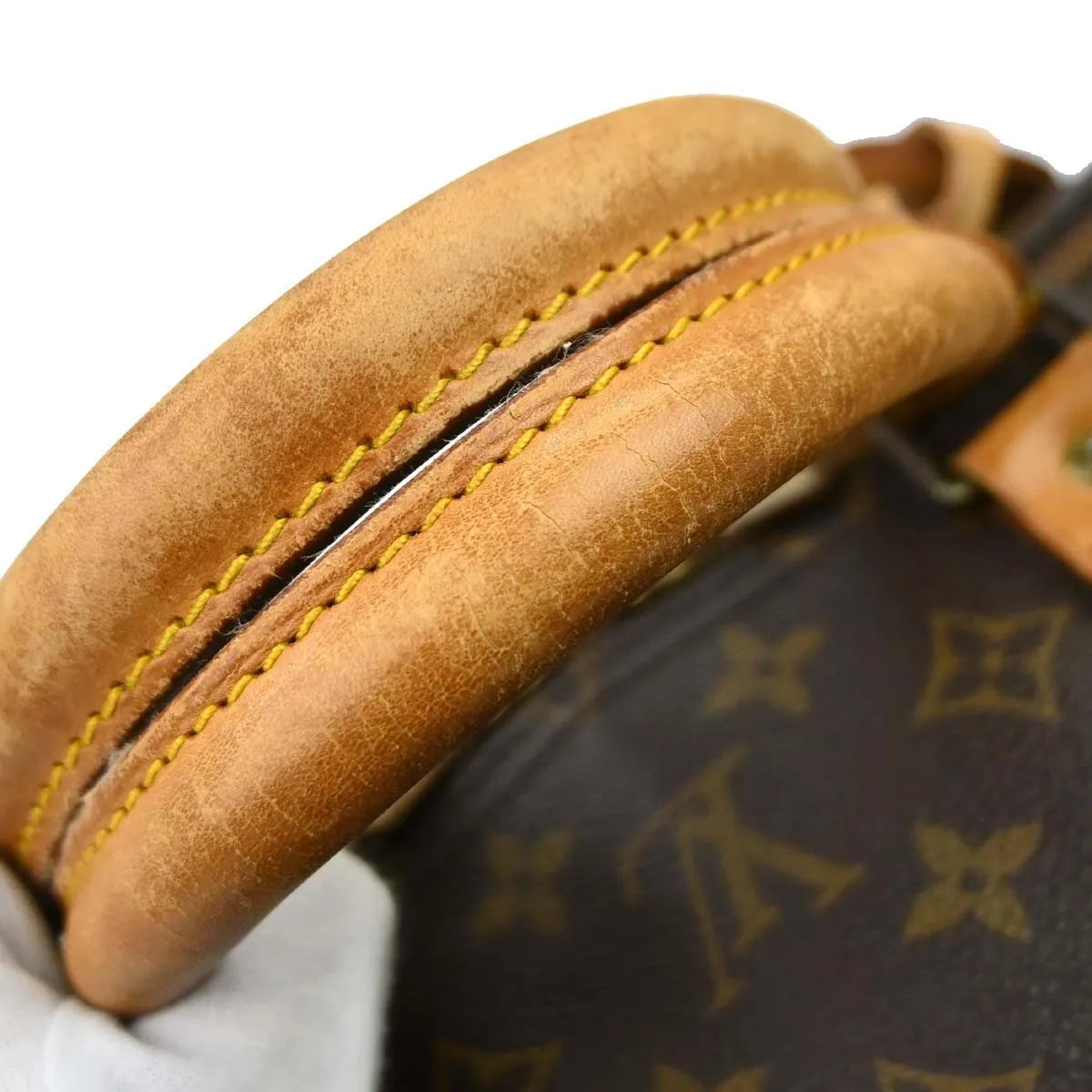 Louis Vuitton Keepall Bag Monogram Canvas Brown Canvas Travel Bag Bag (Pre-Owned)