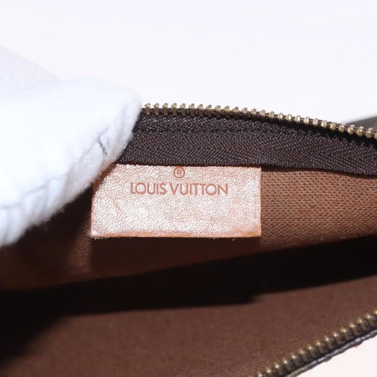 Louis Vuitton Pochette Accessoires Nm Monogram Canvas Brown Canvas Clutche & Pouche Bag (Pre-Owned)