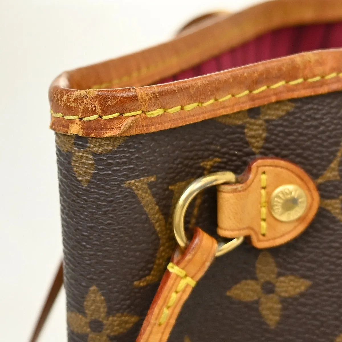 Louis Vuitton Neverfull Monogram Brown Canvas Tote Bag Bag (Pre-Owned)