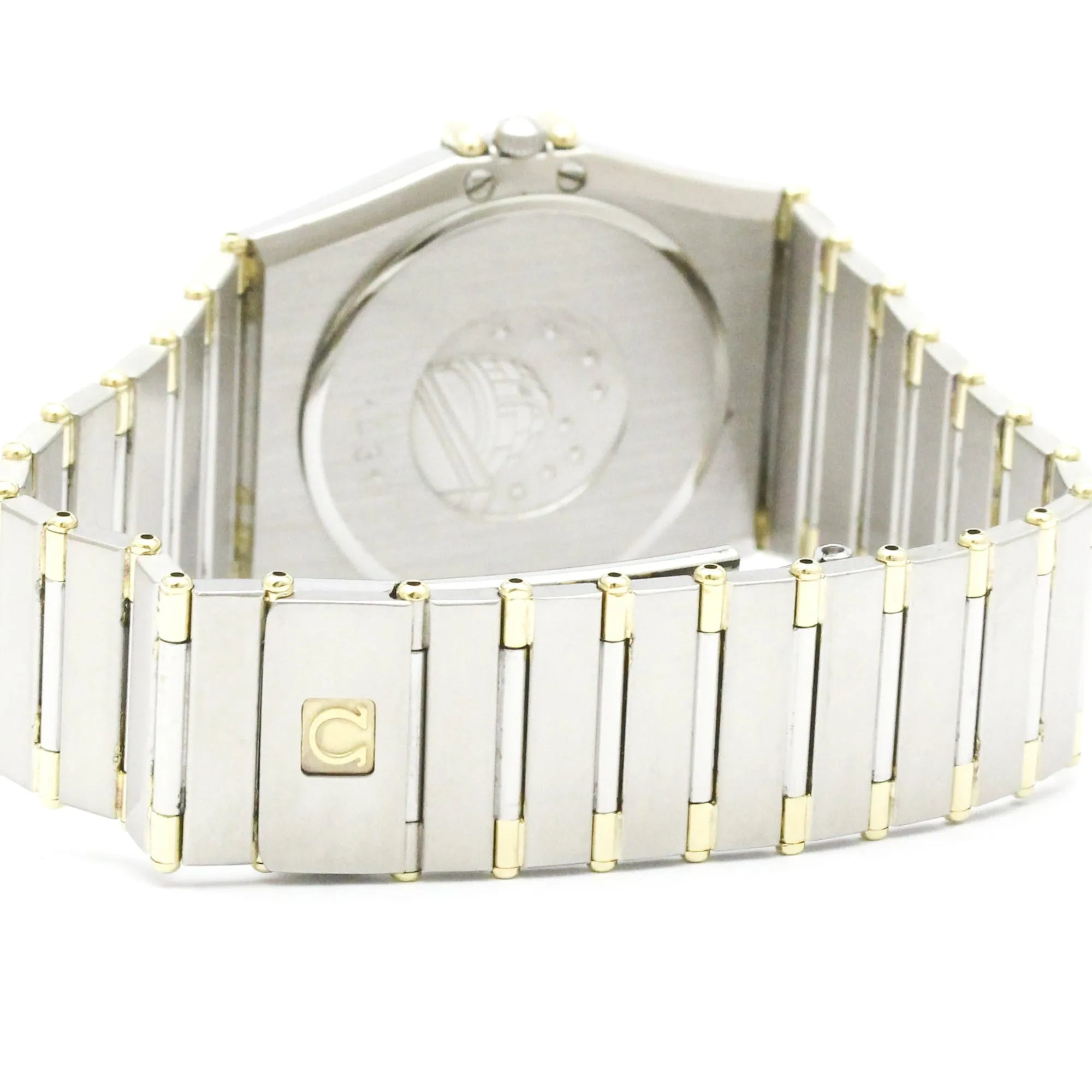 Omega Constellation Quartz Stainless Steel And Yellow Gold Watch (Pre-Owned)