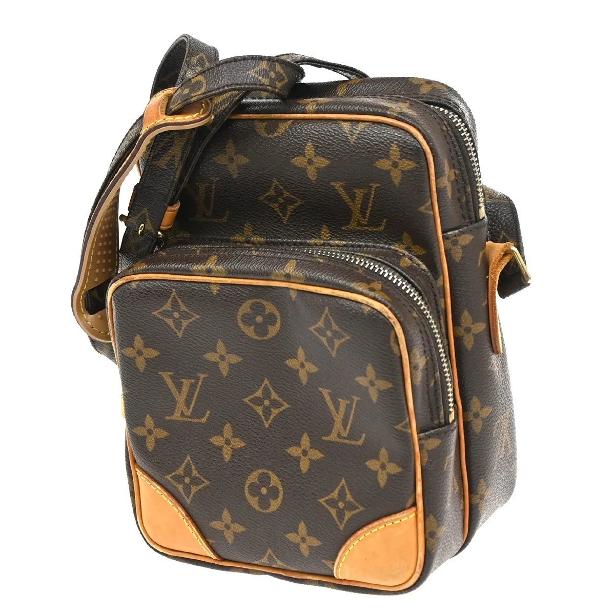 Louis Vuitton Amazone Monogram Canvas Brown Canvas Shoulder Bag Bag (Pre-Owned)