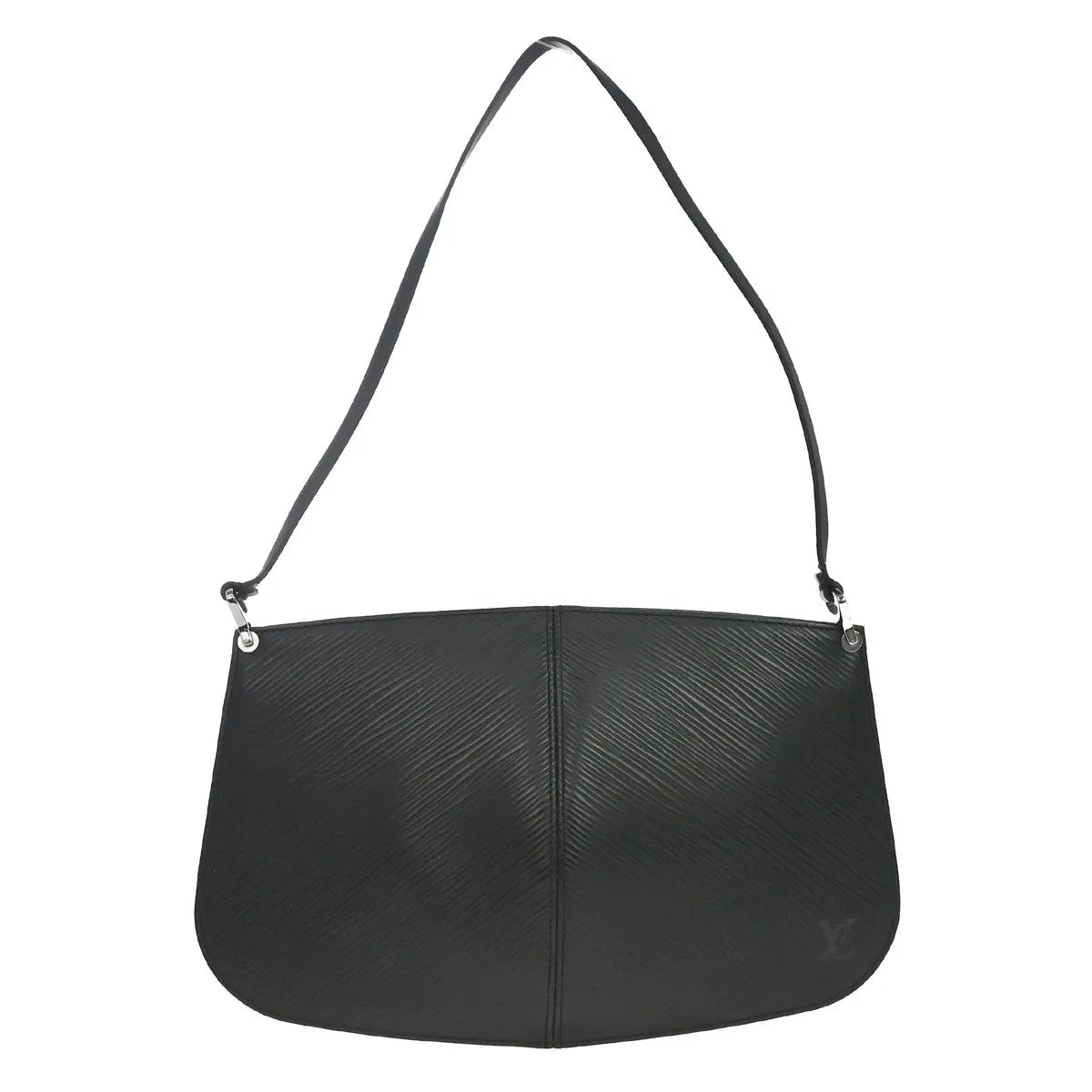 Louis Vuitton Demi Lune Pochette Epi Leather Black Leather Clutche & Pouche Bag (Pre-Owned)