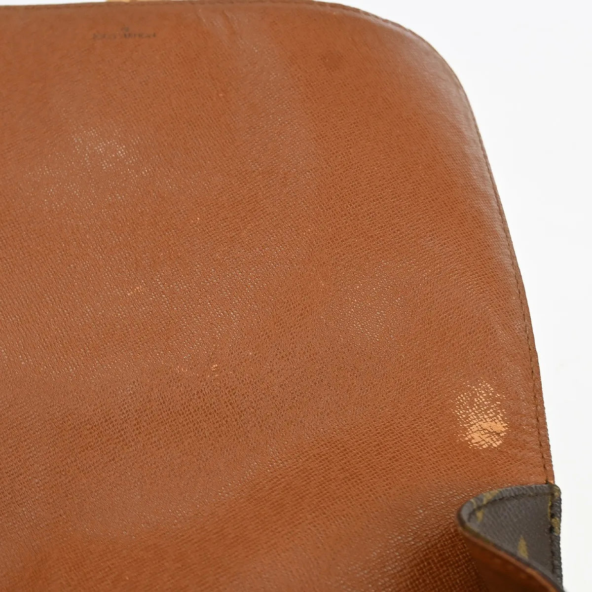 Louis Vuitton Cartouchiere Monogram Canvas Brown Canvas Shoulder Bag Bag (Pre-Owned)
