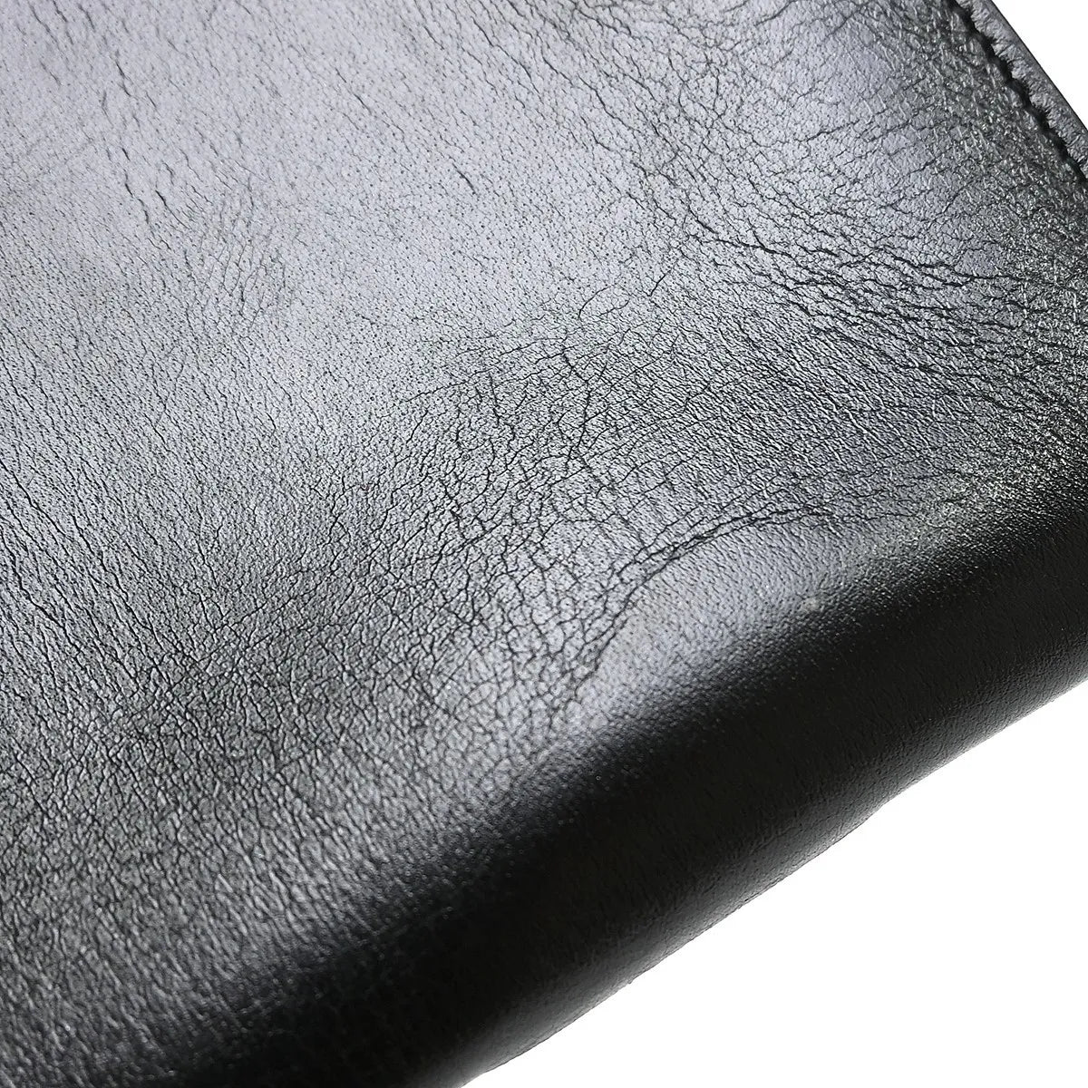 Hermes Onimaitou Leather Black Leather Shoulder Bag Bag (Pre-Owned)