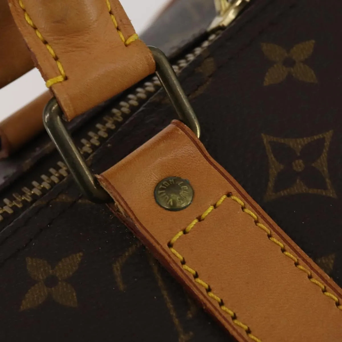 Louis Vuitton Keepall Monogram Canvas Brown Canvas Travel Bag Bag (Pre-Owned)