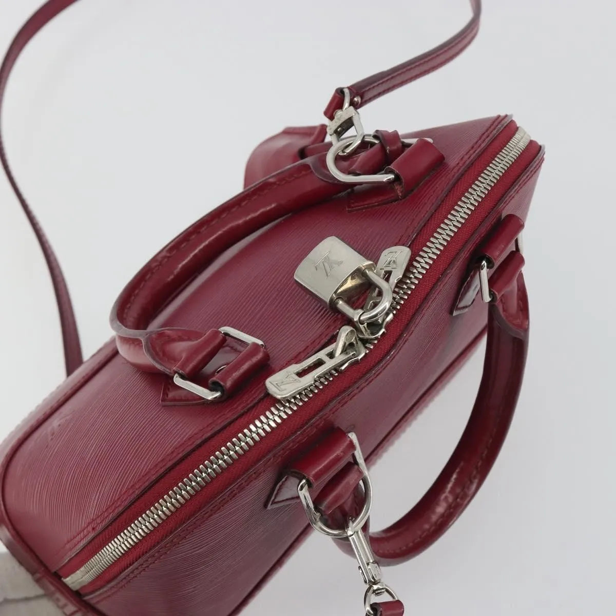 Louis Vuitton Alma Epi Pink Leather Handbag (Pre-Owned)