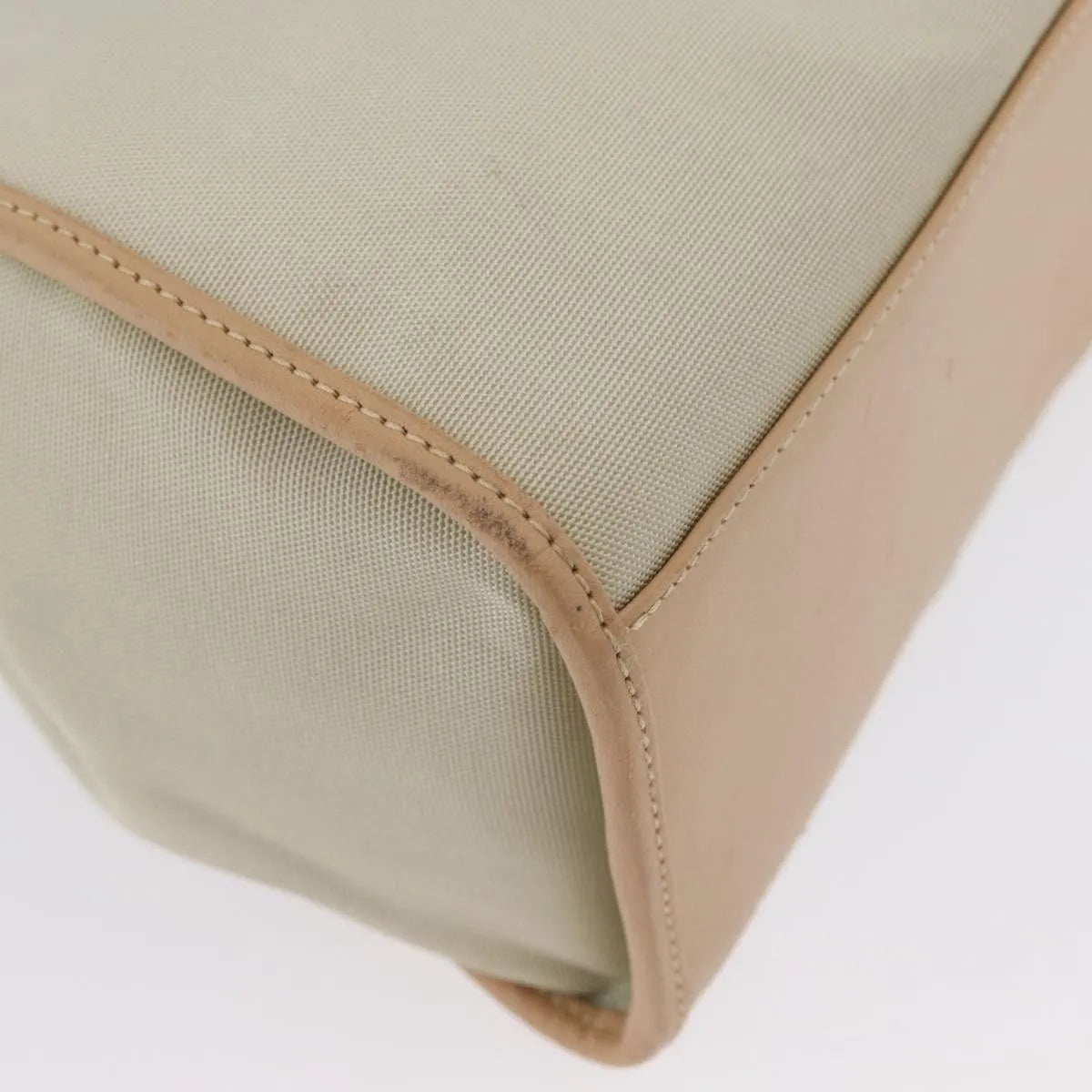 Gucci Jackie Tote Gg Canvas Beige Canvas Handbag (Pre-Owned)