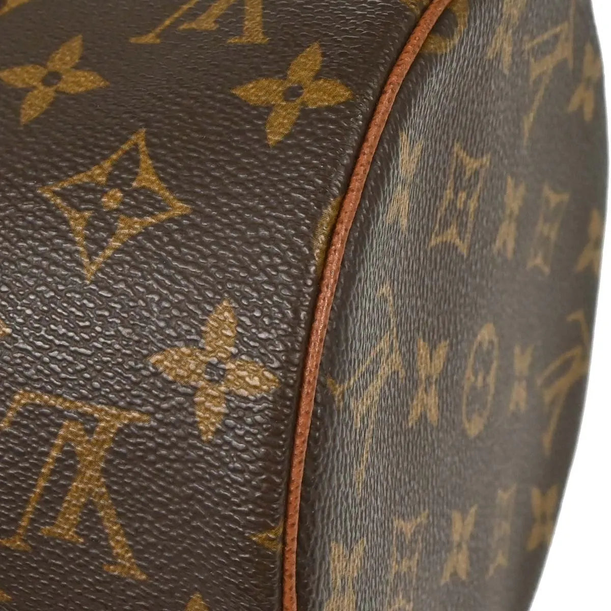 Louis Vuitton Papillon Monogram Canvas Brown Canvas Handbag (Pre-Owned)