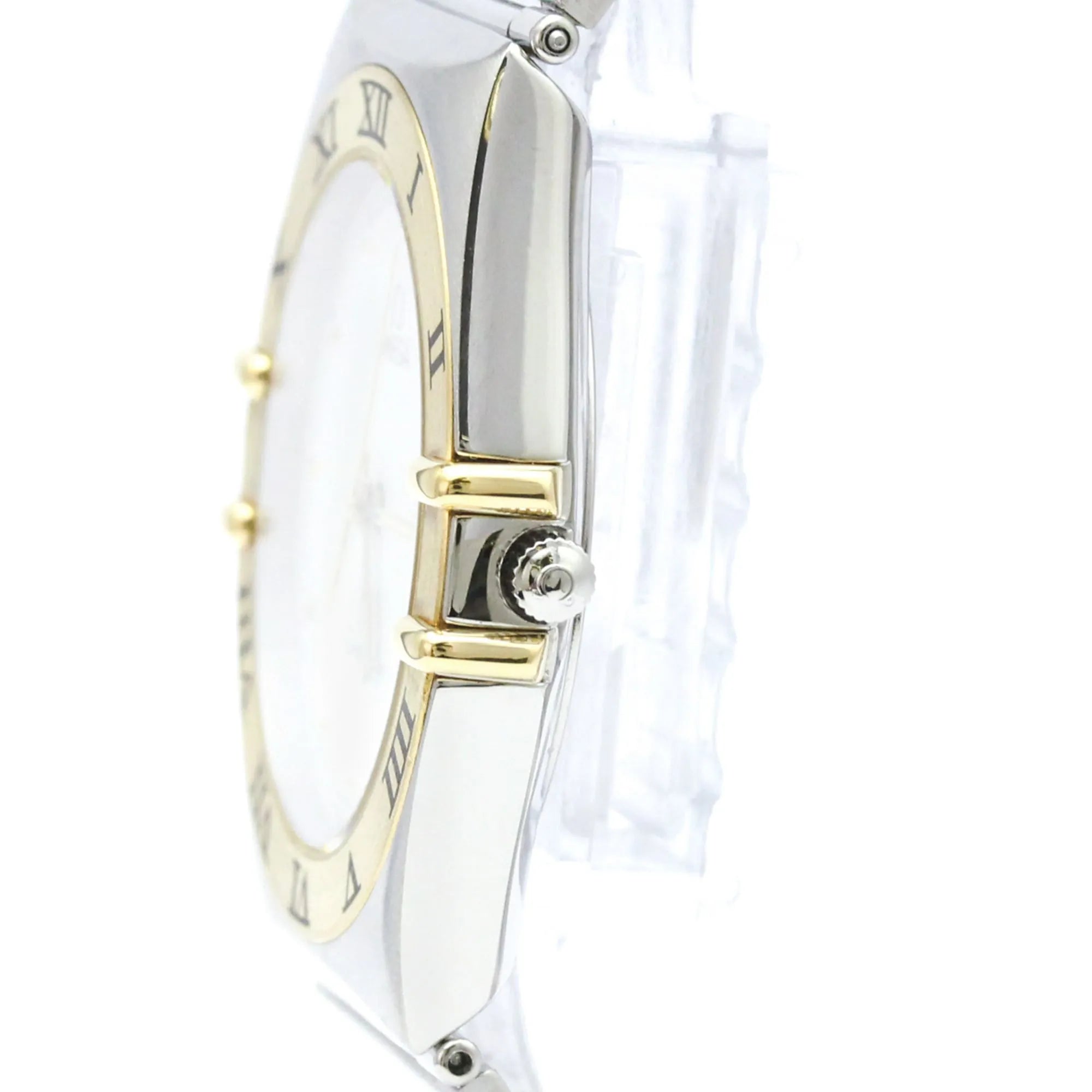 Omega Constellation Quartz Stainless Steel And Yellow Gold Watch (Pre-Owned)