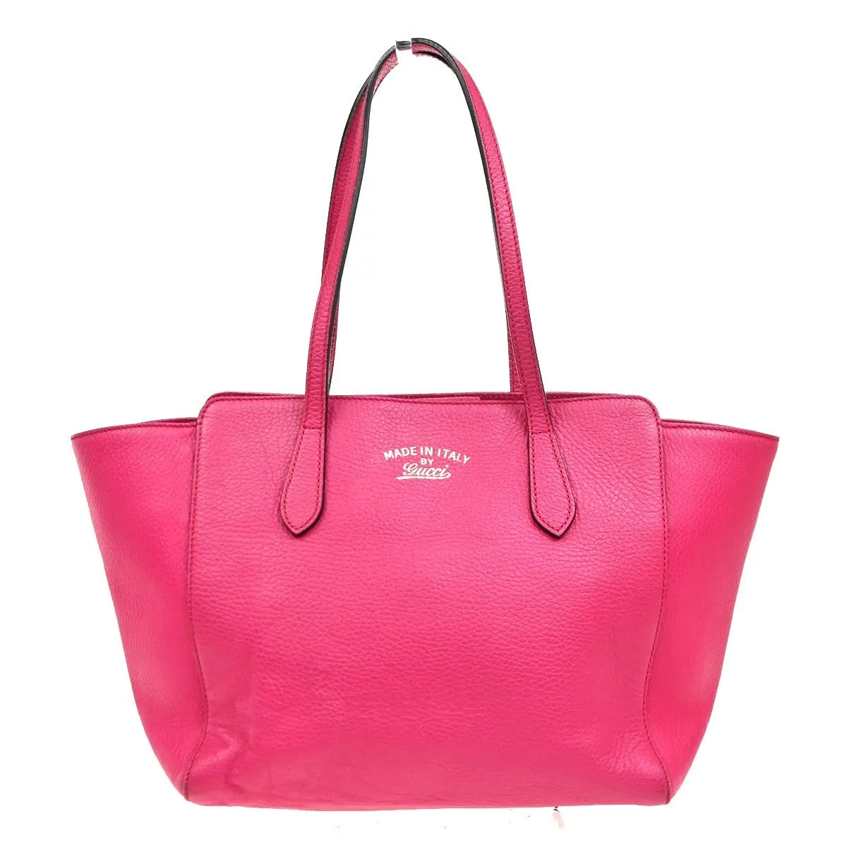 Gucci Swing Tote Leather Pink Leather Tote Bag Bag (Pre-Owned)
