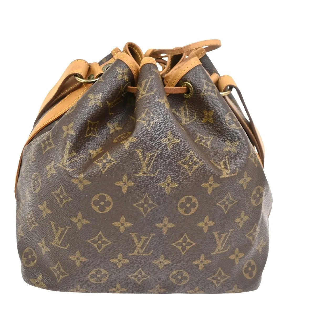 Louis Vuitton Petit Noe Monogram Canvas Brown Canvas Shoulder Bag Bag (Pre-Owned)