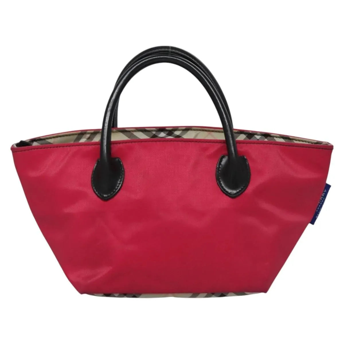 Burberry Blue Label Nylon Pink Nylon Tote Bag Bag (Pre-Owned)