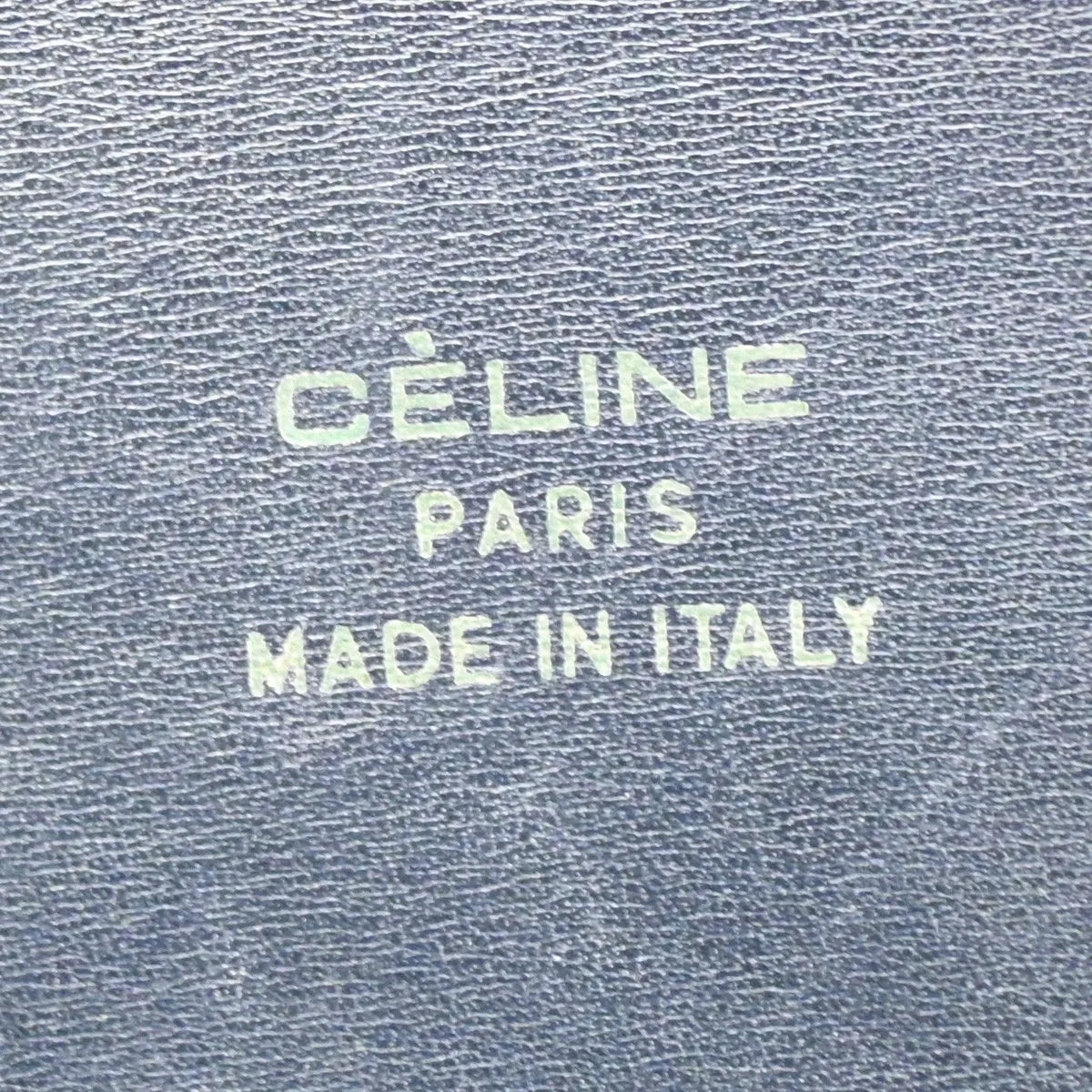 Celine Horse Carriage Canvas And Leather Navy Canvas Shoulder Bag Bag (Pre-Owned)