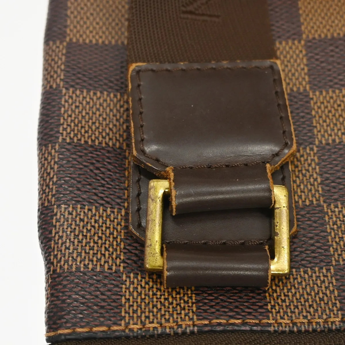 Louis Vuitton Bosphore Pochette Damier Ebene Brown Canvas Shoulder Bag Bag (Pre-Owned)
