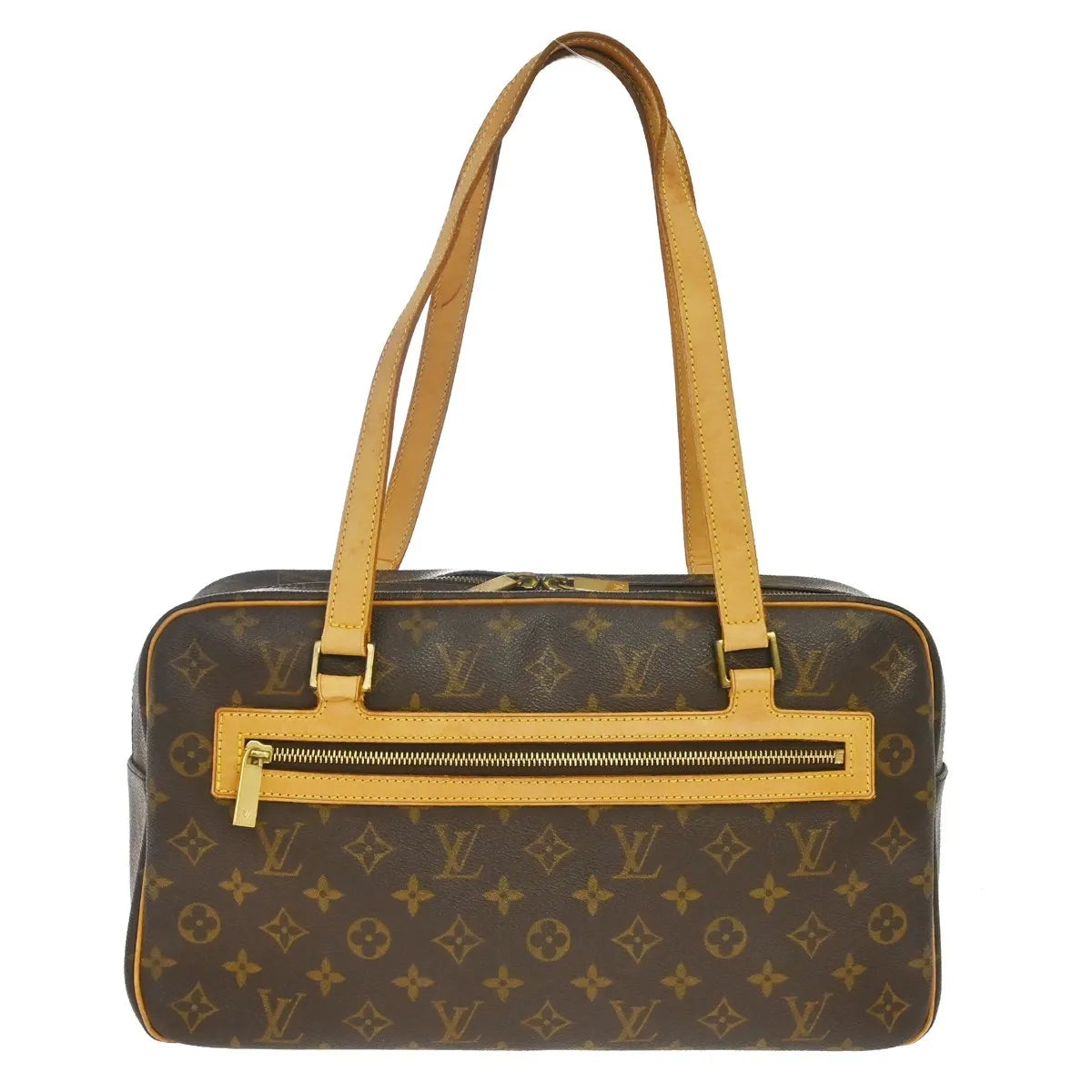 Louis Vuitton Cite Monogram Canvas Brown Canvas Shoulder Bag Bag (Pre-Owned)