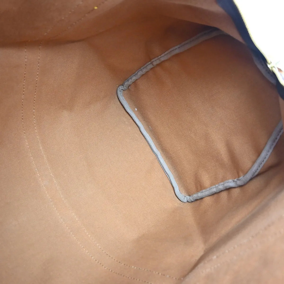 Louis Vuitton Keepall Monogram Brown Canvas Travel Bag Bag (Pre-Owned)
