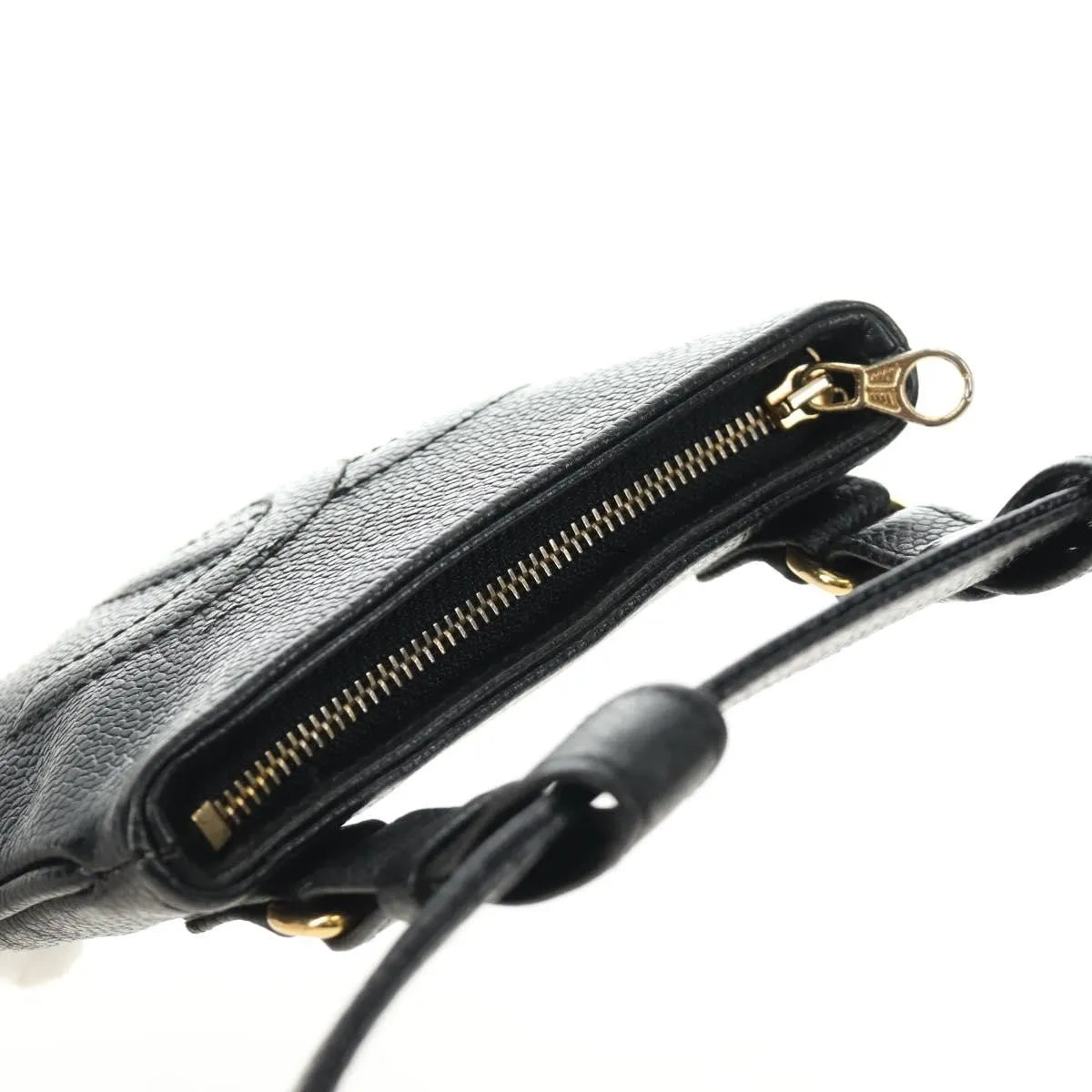 Chanel Vintage Timeless Belt Bag Caviar Black Leather Clutche & Pouche Bag (Pre-Owned)