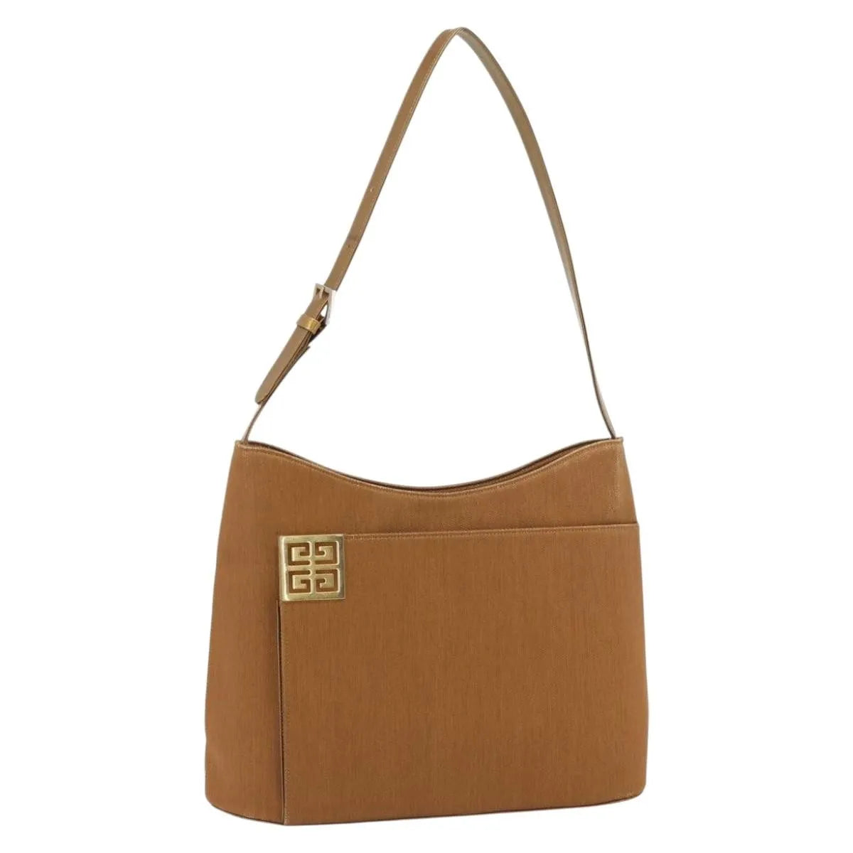 Givenchy Vintage 4G Canvas Brown Canvas Shoulder Bag Bag (Pre-Owned)