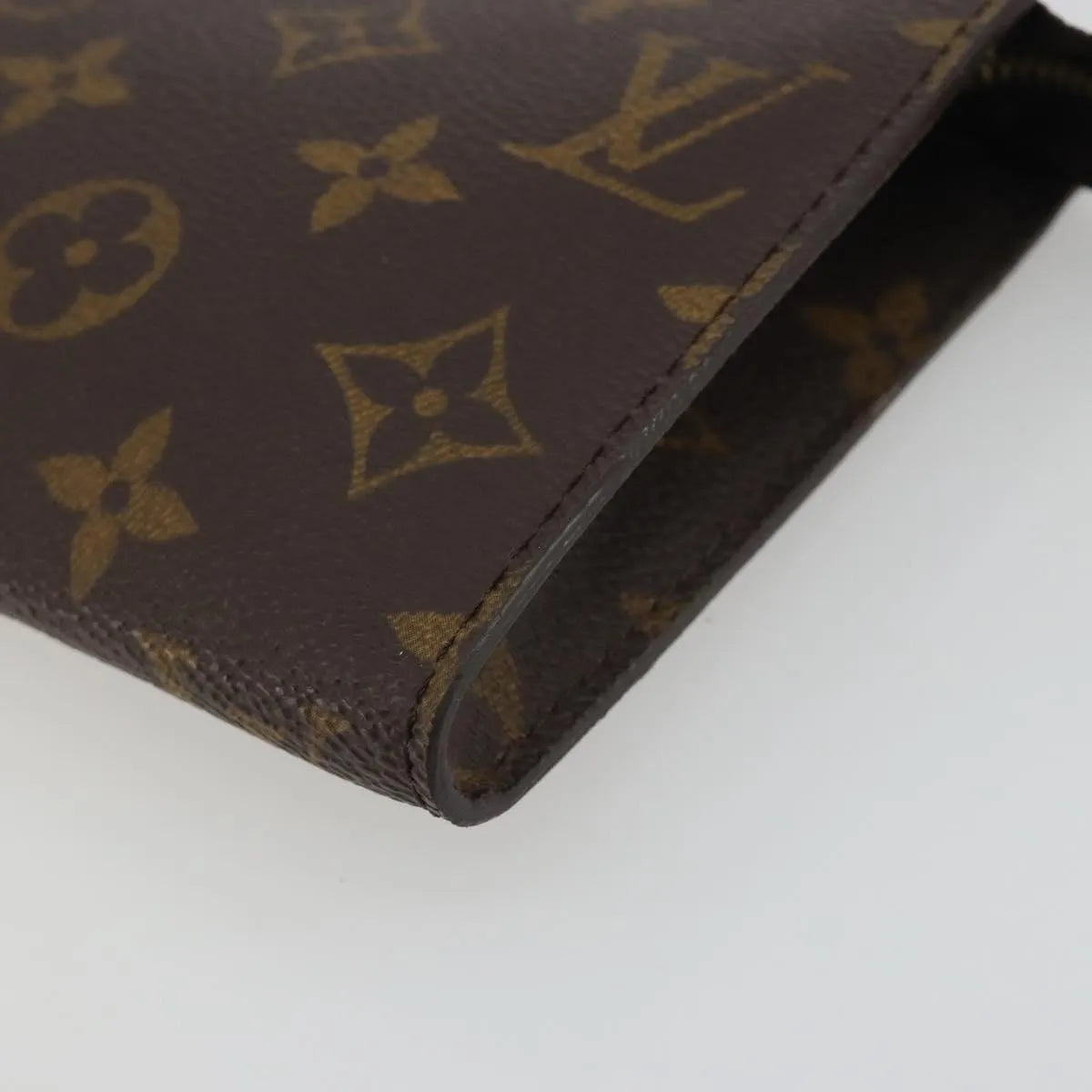 Louis Vuitton Bucket Monogram Brown Canvas Clutche & Pouche Bag (Pre-Owned)