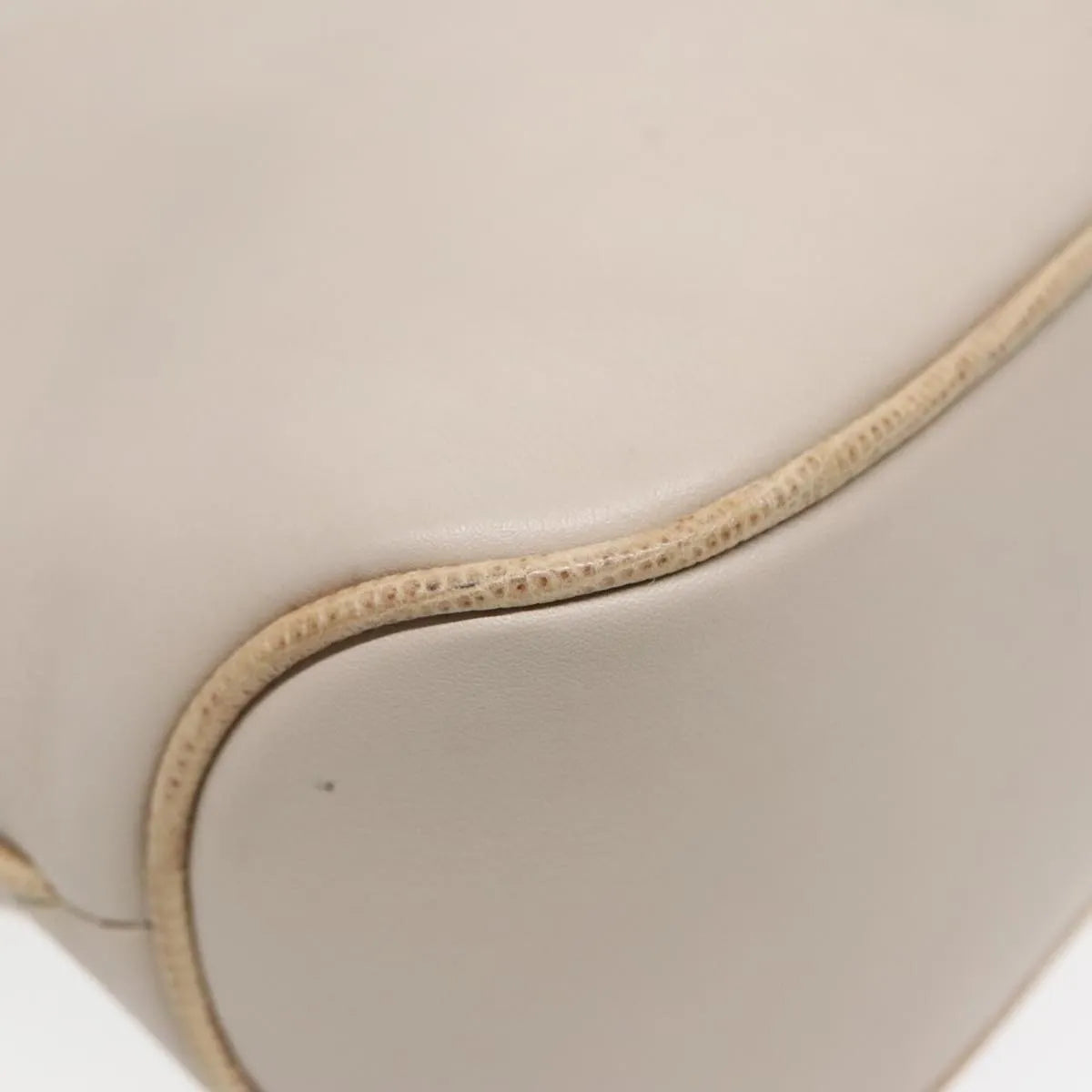 Celine Horse Carriage Leather Beige Leather Shoulder Bag Bag (Pre-Owned)