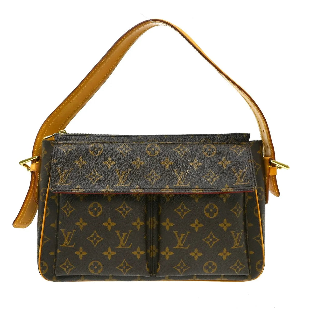 Louis Vuitton Viva Cite Monogram Canvas Brown Canvas Shoulder Bag Bag (Pre-Owned)