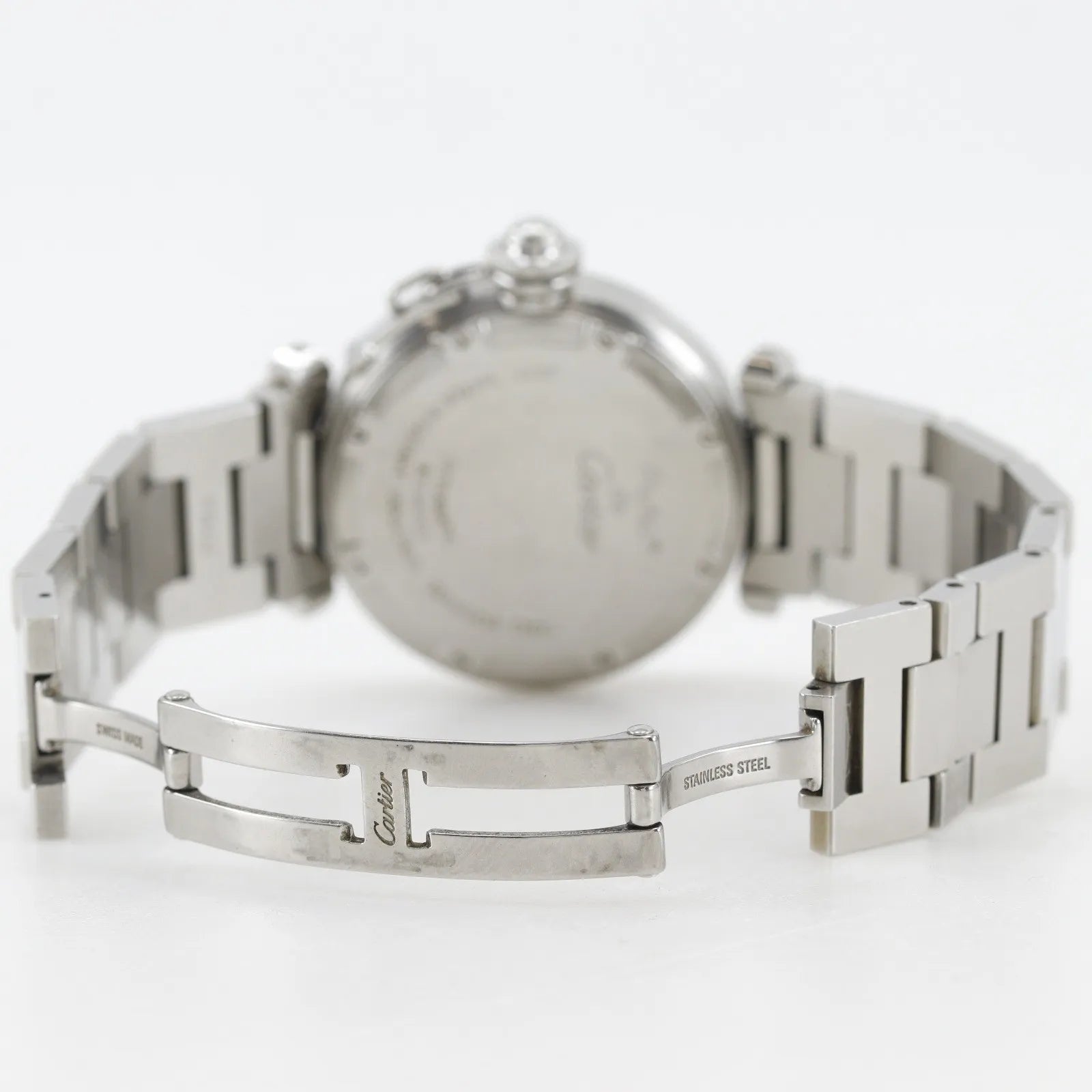 Cartier Pasha C Gmt Automatic Stainless Steel Watch (Pre-Owned)