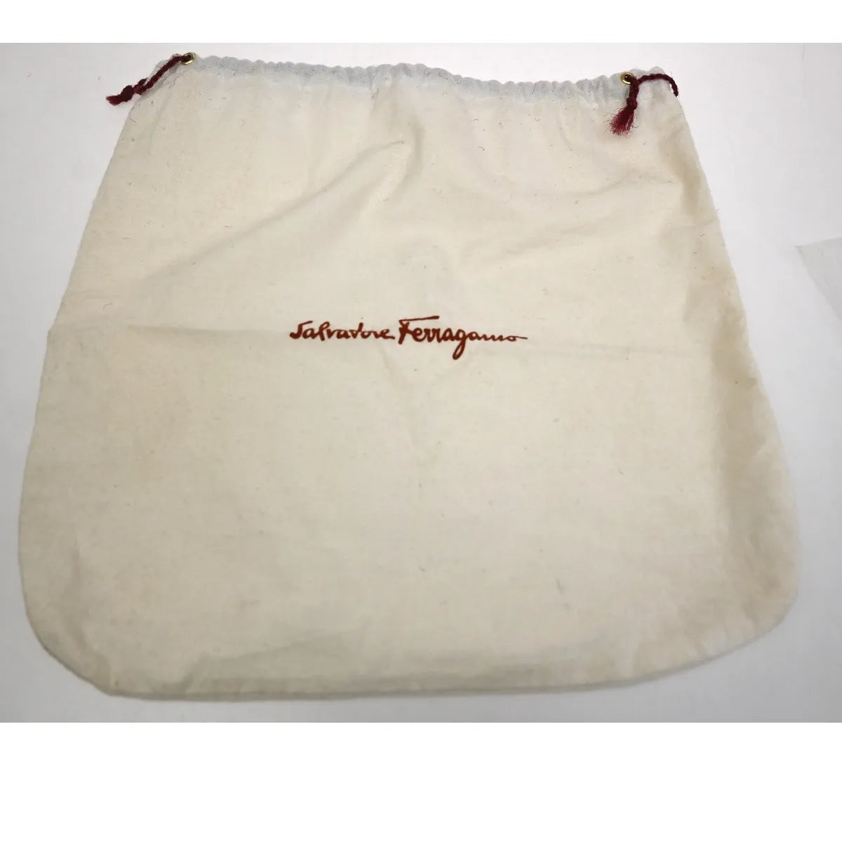 Salvatore Ferragamo Gancini Suede Brown Suede Shoulder Bag Bag (Pre-Owned)