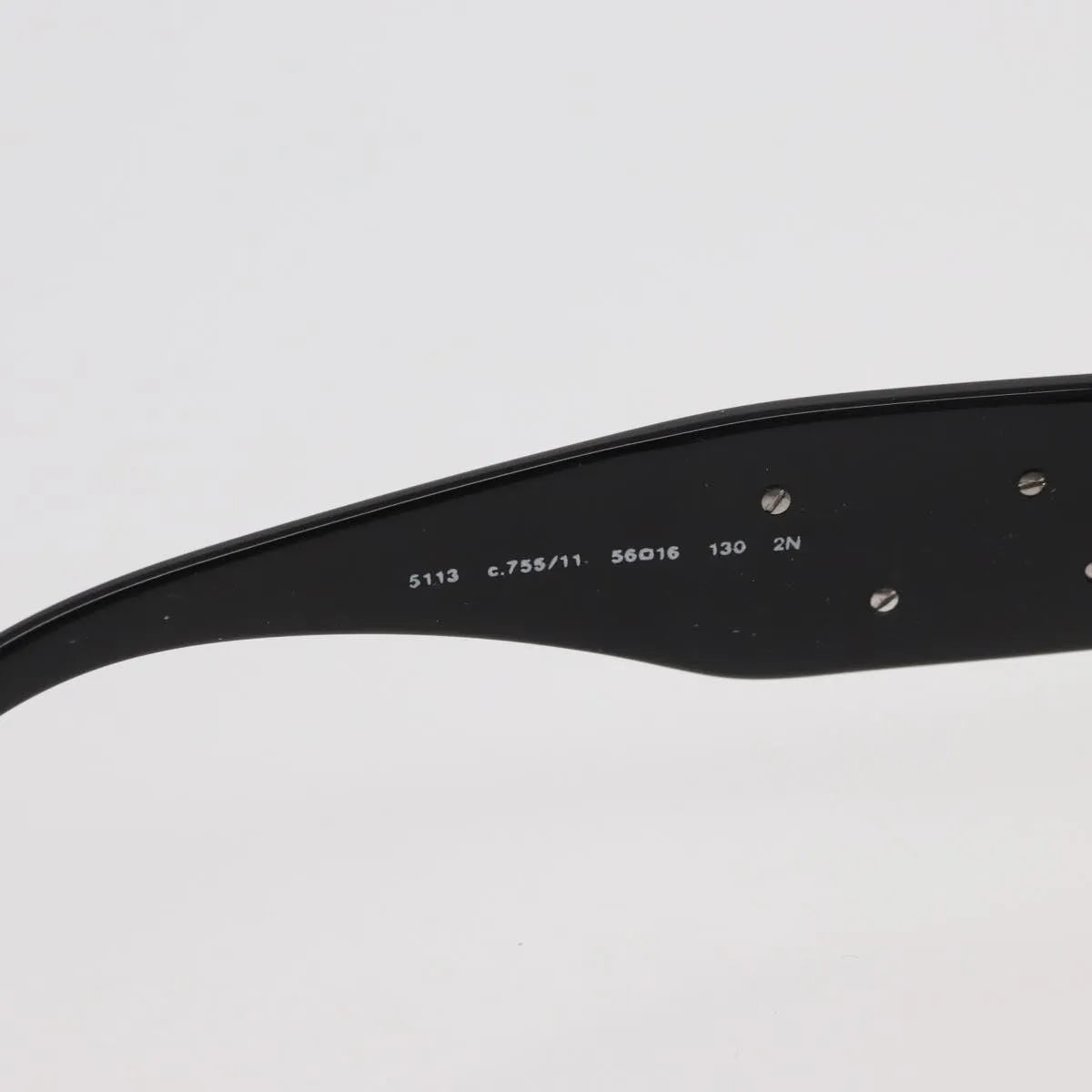 Chanel Camélia Plastic White Plastic Sunglasse Accessory (Pre-Owned)