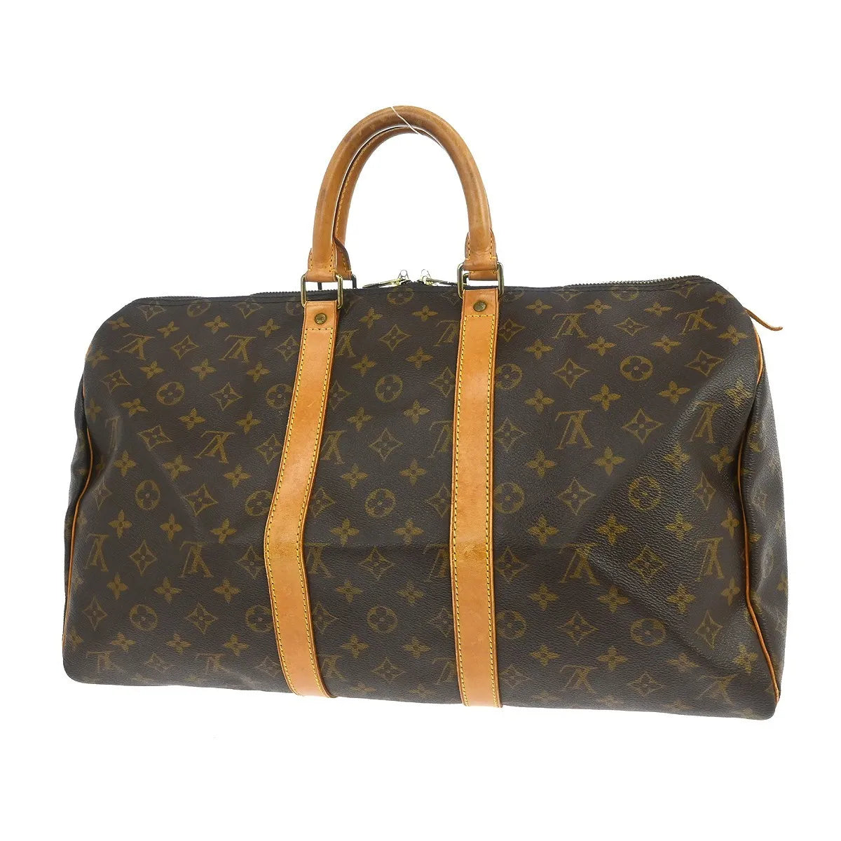 Louis Vuitton Keepall Monogram Canvas Brown Canvas Travel Bag Bag (Pre-Owned)